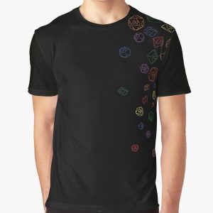 Everyday Select Rainbow Cascading Dice Graphic T-Shirt - Gift for friend