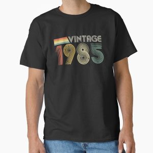 Everyday Select Vintage 1985, 40th Birthday Gift (Distressed Design) Classic T-Shirt - Gift for friend