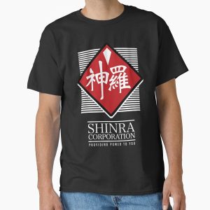 Everyday Select Final Fantasy VII Shinra Corp T-Shirt - Inspired by FF7 Corporation by Rev-Level Classic T-Shirt - Gift for friend