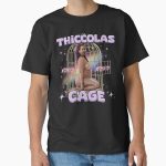 Everyday Select Thiccolas Cage Funny Meme Classic T-Shirt - Gift for family