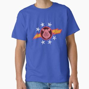 Everyday Select Vintage Pigs in Space Classic T-Shirt - Gift for friend