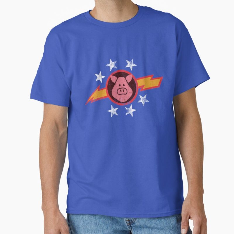 Everyday Select Vintage Pigs in Space Classic T-Shirt - Gift for friend
