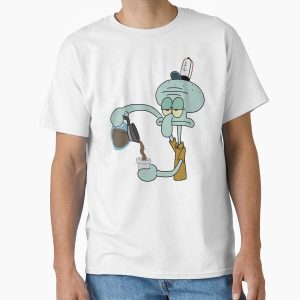 Everyday Select Squidward (and his coffee)  Classic T-Shirt - Gift for family