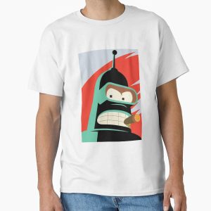 Everyday Select Futurama Bender Art Classic T-Shirt - Gift for friend
