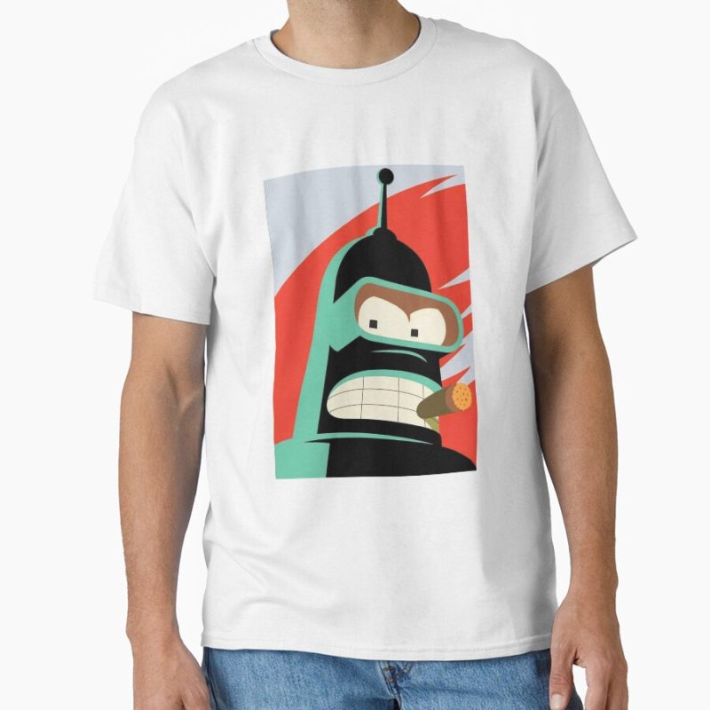 Everyday Select Futurama Bender Art Classic T-Shirt - Gift for friend