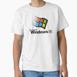 Everyday Select Retro Vintage Nostalgic 90s 80s Windows 95 logo Classic T-Shirt - Gift for friend