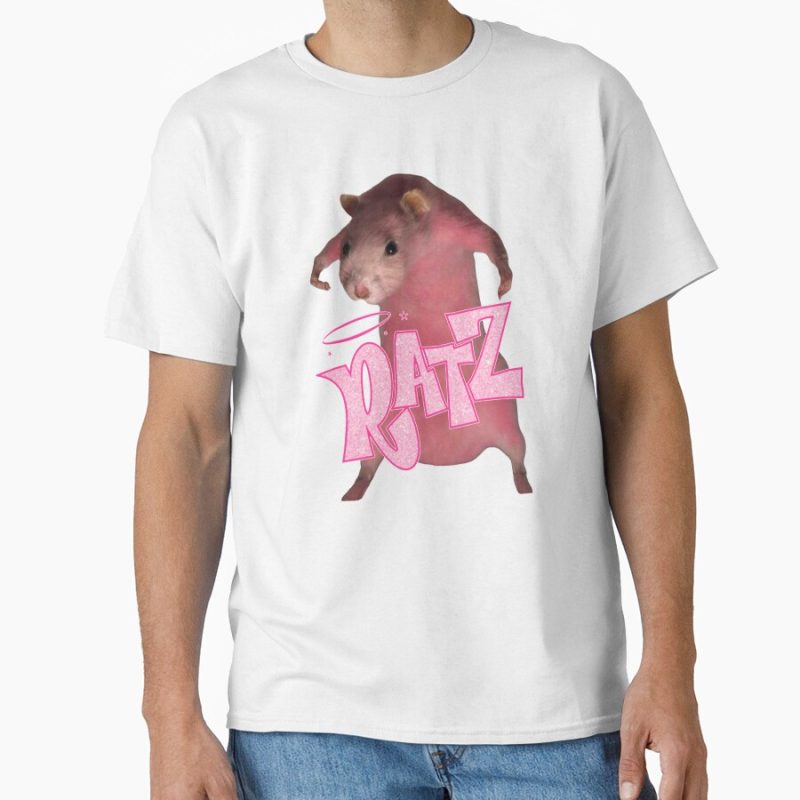Everyday Select HQ Pink Rat Ratz Meme Classic T-Shirt - Gift for family
