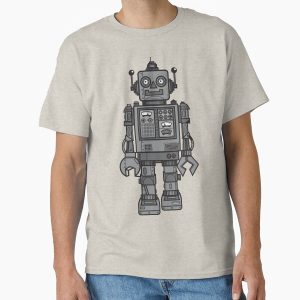 Everyday Select Vintage Robot Classic T-Shirt - Gift for friend