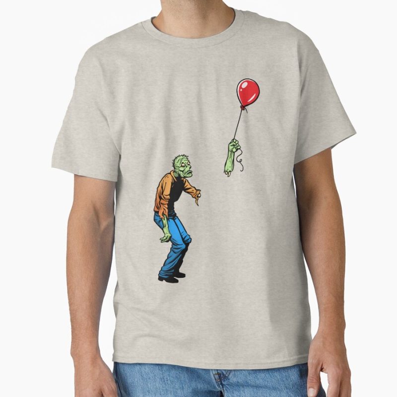 Everyday Select Sad Zombie with Balloon Classic T-Shirt - Gift for friend