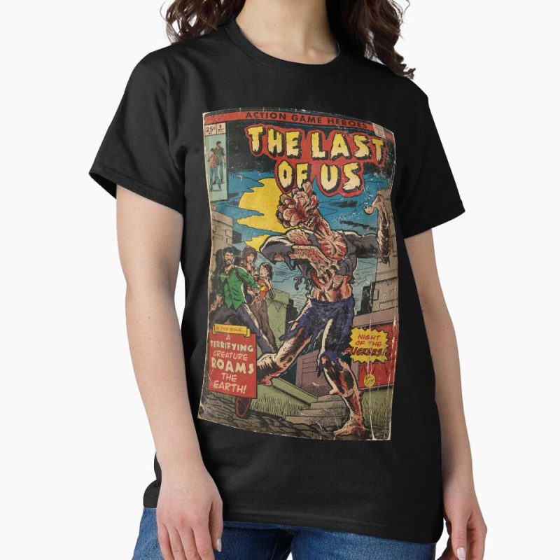 Everyday Select Night of the Clickers - Comic book cover Fan Art Classic T-Shirt - Gift for friend