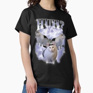 Everyday Select Huh Cat Chonky Ben Meme 90s Bootleg Vintage Classic T-Shirt - Gift for friend