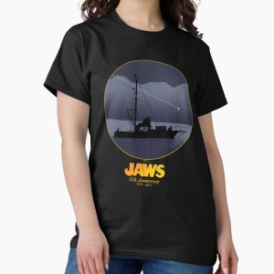 Everyday Select Jaws 50th Anniversary - Shooting Star (Gold Variant) Classic T-Shirt - Gift for friend