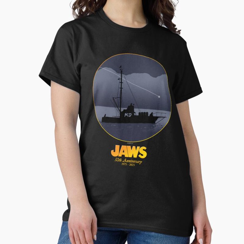 Everyday Select Jaws 50th Anniversary - Shooting Star (Gold Variant) Classic T-Shirt - Gift for friend