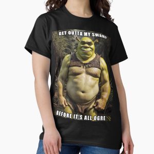 Everyday Select Shrek Get Outta My Swamp Meme Classic T-Shirt - Gift for family