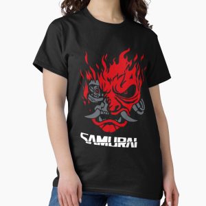Everyday Select Cyberpunk 2077 Samurai Keanu Reeves Classic T-Shirt - Gift for friend