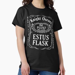 Everyday Select Knight Oscar's Estus Flask - Bottled at the Bonfire - Gamer Gift Classic T-Shirt - Gift for friend