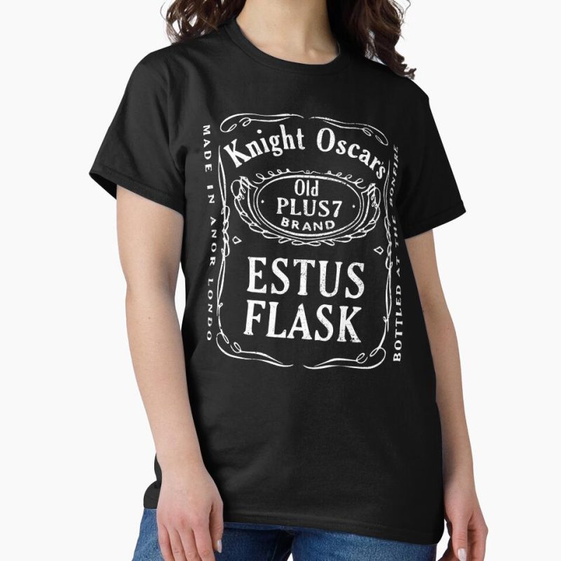 Everyday Select Knight Oscar's Estus Flask - Bottled at the Bonfire - Gamer Gift Classic T-Shirt - Gift for friend