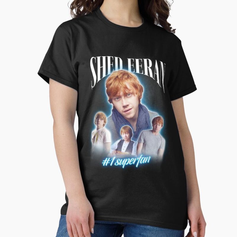 Everyday Select Rupert Grint Shed Eeran Parody Cursed Fan Collage Classic T-Shirt - Gift for family
