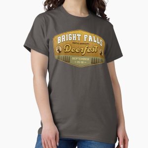 Everyday Select Deerfest Bright Falls Emblem Classic T-Shirt - Gift for friend