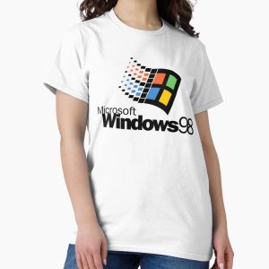 Everyday Select Microsoft Windows 98 Logo Classic T-Shirt - Gift for family