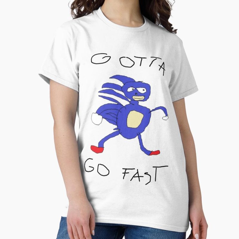 Everyday Select Gotta go fast Sanic | Funny Meme T-shirt Classic T-Shirt - Gift for family