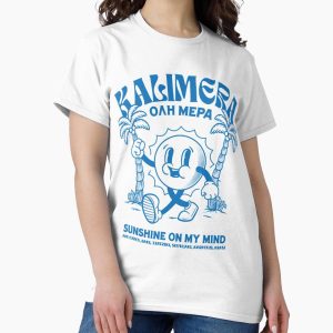 Everyday Select Greek Kalimera Retro Mascot Design - Good Morning Classic T-Shirt - Gift for friend