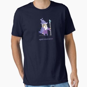 Everyday Select 8-bit Open Source Sorcerer - Programming Essential T-Shirt - Gift for friend