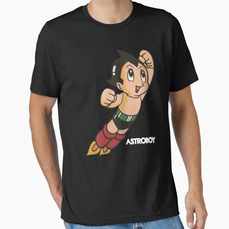 Everyday Select Vintage Astroboy Anime Robot Show Astro Boy Space Art Childhood Cartoon Manga Essential T-Shirt - Gift for friend