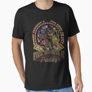 Everyday Select Five Nights At Freddys Halloween Essential T-Shirt - Gift for friend