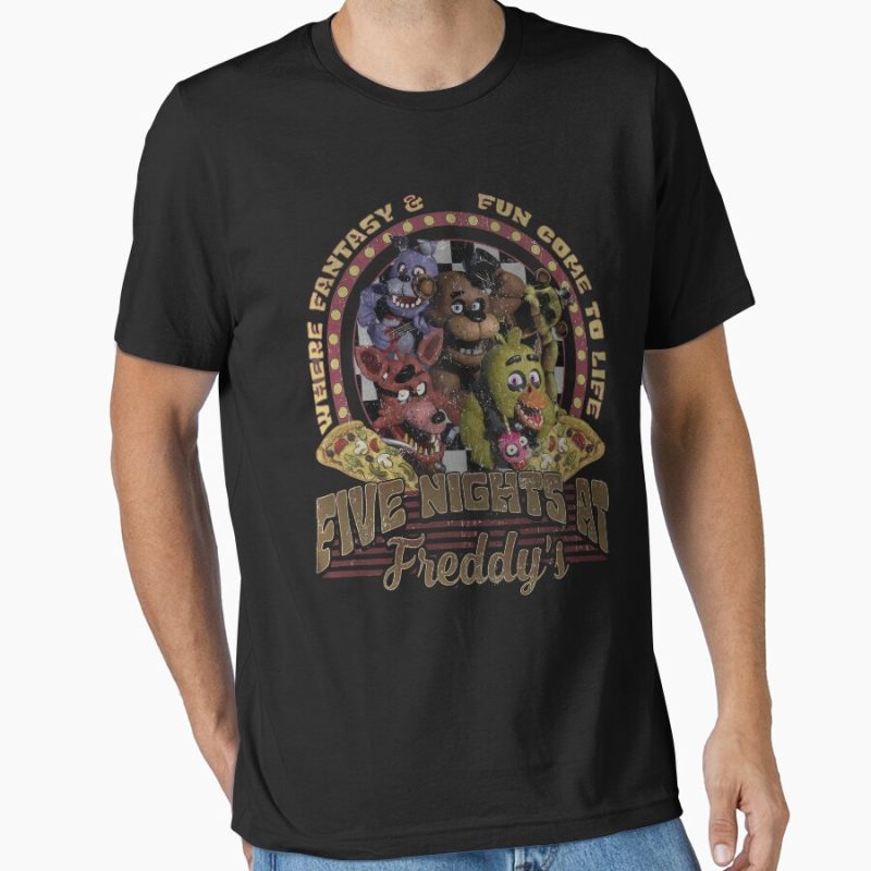 Everyday Select Five Nights At Freddys Halloween Essential T-Shirt - Gift for friend