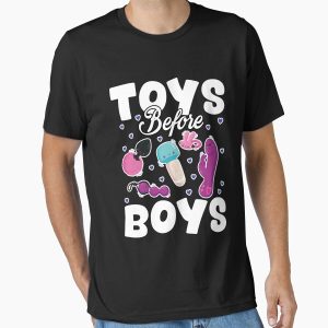 Everyday Select Toys Before Boys Funny Adult Humor Women's Embarrassing T-Shirt ltsp Essential T-Shirt - Gift for friend
