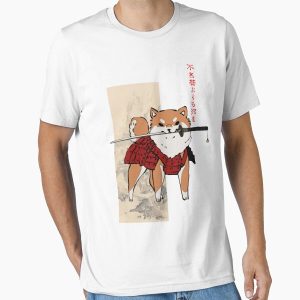 Everyday Select Cute Samurai Shiba -- Tan Version Essential T-Shirt - Gift for family