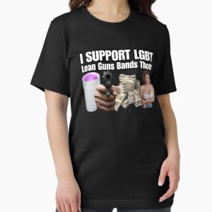 Everyday Select I Support LGBT Lean Guns Bands Thots. Funny Acronym Parody Joke Offensive Humor Essential T-Shirt - Gift for family