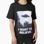 Everyday Select The X-Files I Want To Believe Essential T-Shirt - Gift for friend
