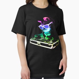 Everyday Select HOUSE CAT (Rainbow DJ Kitty) Essential T-Shirt - Gift for friend