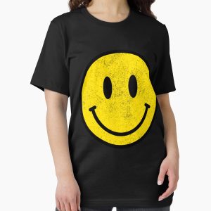 Everyday Select Vintage Retro Happy Smiley Face 80s 90s Aesthetic Essential T-Shirt - Gift for friend