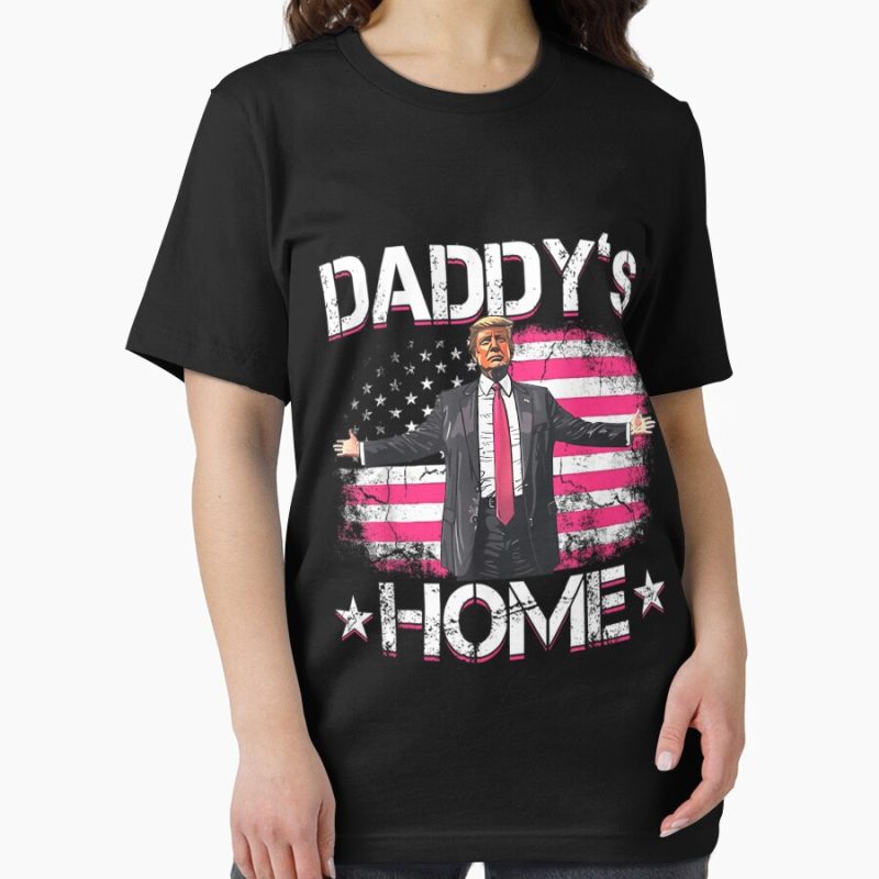 Everyday Select Daddy's Home Trump Pink 2024 Essential T-Shirt - Gift for friend