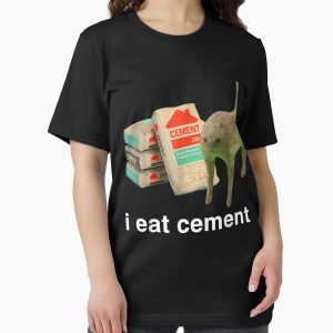 Everyday Select I Eat Cement Cursed Cat Funny Oddly Specific Meme T-Shirt Essential T-Shirt - Gift for friend
