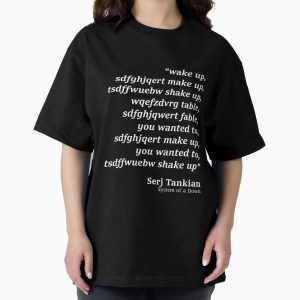 Everyday Select wake up - System of a Down - Chop Suey parody Oversized T-Shirt - Gift for family