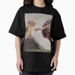 Everyday Select PURRFECT CREATION: And GOD Created Cats Oversized T-Shirt - Gift for friend