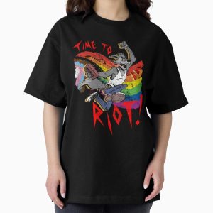 Everyday Select Time to Riot! Vintage Furry Pride Month Brick Oversized T-Shirt - Gift for friend
