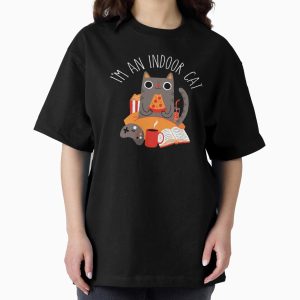 Everyday Select Indoor Cat Oversized T-Shirt - Gift for friend
