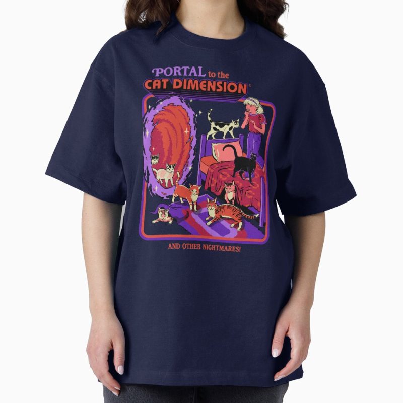Everyday Select The Cat Dimension Oversized T-Shirt - Gift for friend